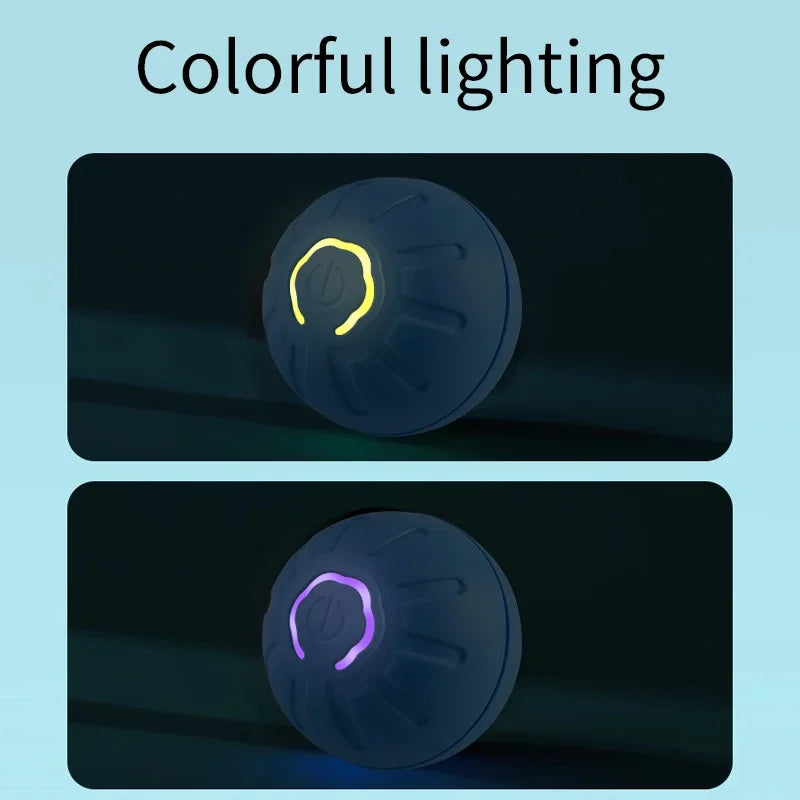 Balle Interactive Rebondissante pour Chien et Chat – Caoutchouc Naturel & Capteur d'Obstacles